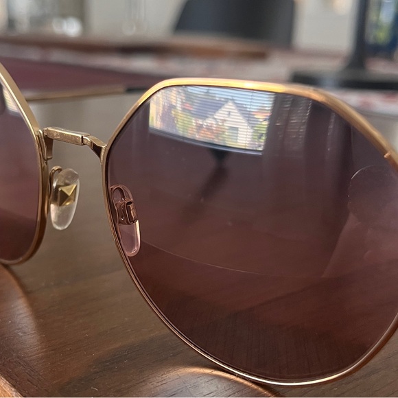 Valentino Rose Gold Sunglasses - Picture 6 of 6